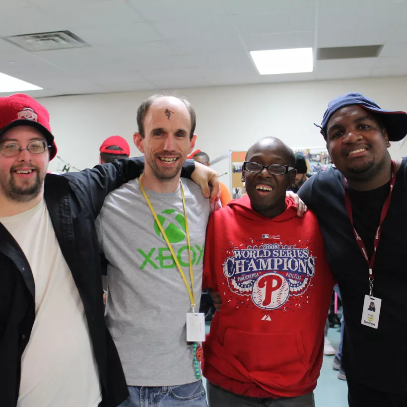 Group of Men Smiling Together